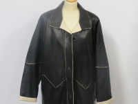 Ladies "3064" ladies threequarter length with cream trim