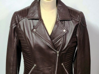 Brown biker style