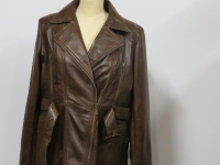 Ladies 222, A1 grade nappa leather available in wood (pictured) or black, sizes 10 to 20
