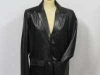 ladies 3058 "classic" 2 button blazer A1 soft black nappa leather