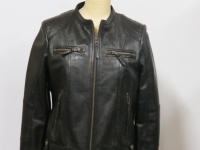 Ladies 128, fitted biker style jacket