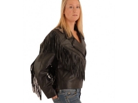 Ladies tassled jacket with braiding.