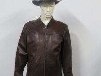 Mens 639 A1 grade soft nappa leather, available in Black or brown (pictured) sizes small to 5XL