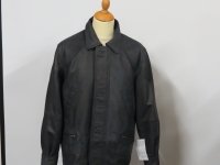 Mens 1439 3/4 length, charcoal soft buff leather, sizes small to 3XL
