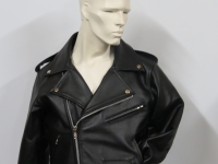 Tradional style bikers jacket available in sizes 38" to 54" from £79.00