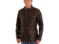 Mens 3/4 length classic stle bikers jacket wit patch pockets, sizes small to 5XL